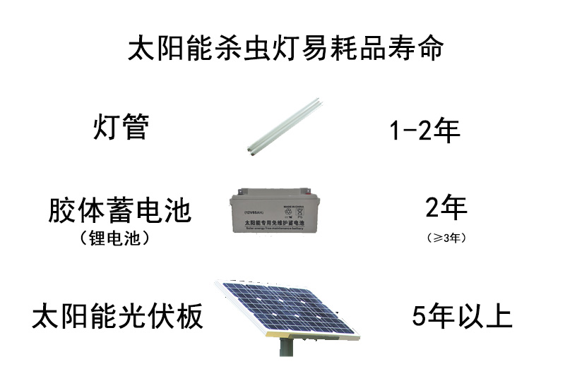太陽能殺蟲燈壽命使用多久 太陽能殺蟲燈壽命使用多久
